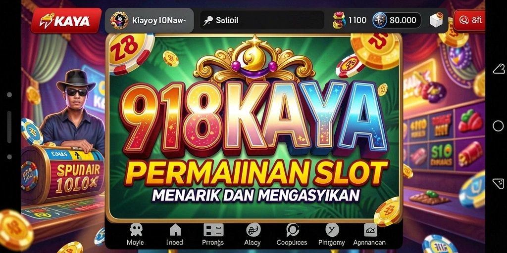 Tampilan gameplay seru dari aplikasi slot 918KAYA.