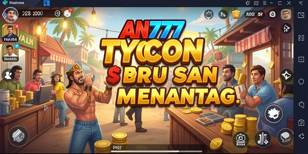 Tampilan gameplay AN777 yang menarik di dunia Tycoon.