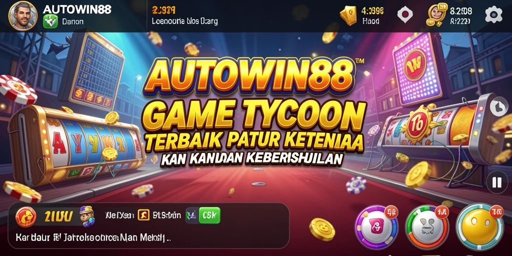 Screenshot utama AUTOWIN88 menampilkan gameplay Tycoon yang seru dan strategis.