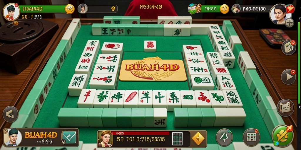 Screenshot BUAH4D menunjukkan gameplay Mahjong yang menakjubkan.