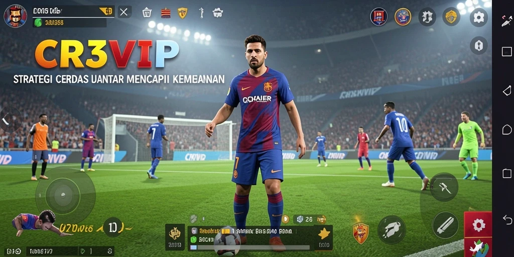 Tampilan gameplay <strong>CR7VIP</strong> yang menegangkan dengan strategi seru.