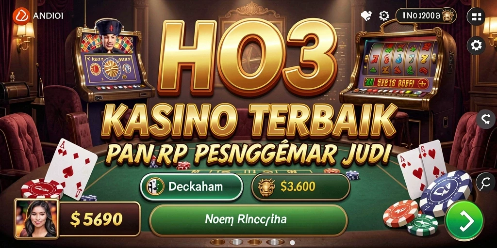 Tampilan gameplay <strong>HO3</strong> yang mengasyikkan dengan berbagai permainan Kasino.