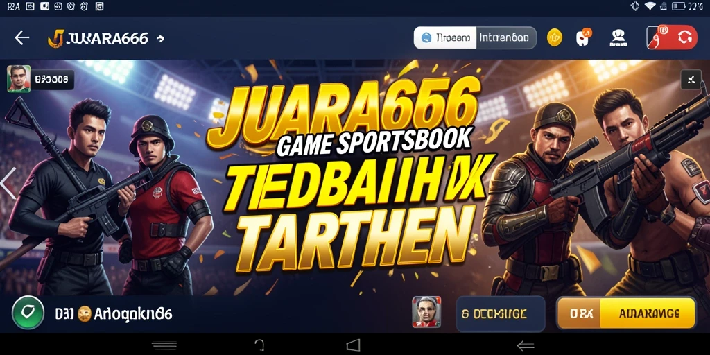 Screenshot JUARA666 yang menunjukkan tampilan taruhan olahraga.
