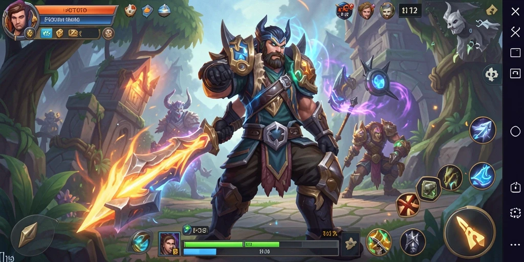 Tangkapan layar menunjukkan pertarungan epik dalam gameplay ARPG PGTOTO.