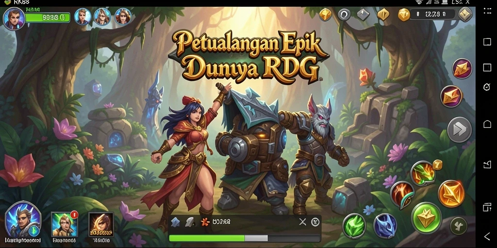 Gameplay menarik RK88 dengan petualangan RPG penuh aksi.