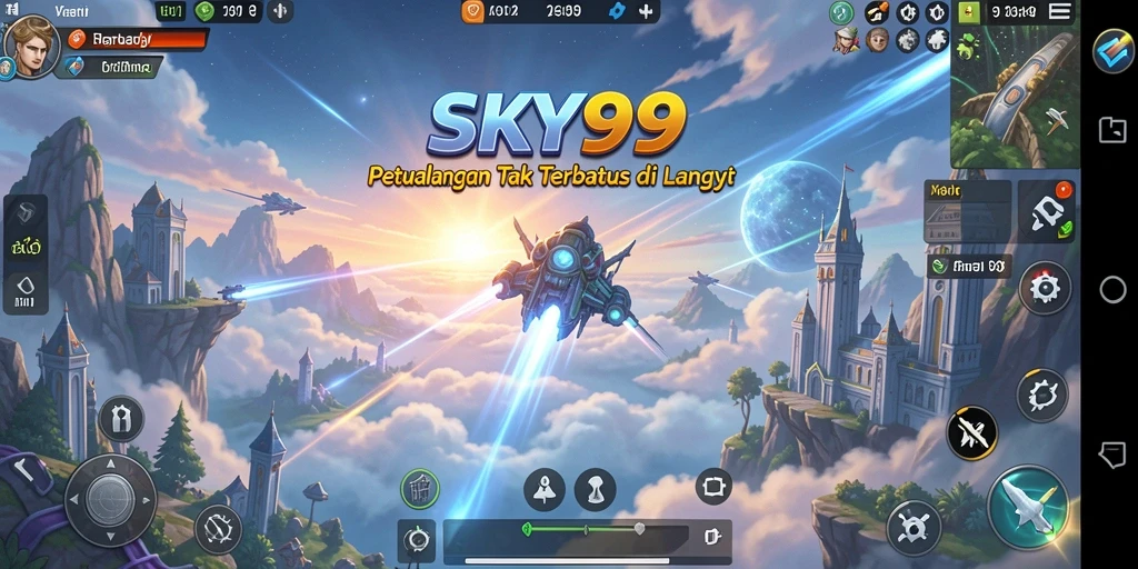 Tampilan gameplay SKY99 yang menakjubkan dan penuh petualangan.