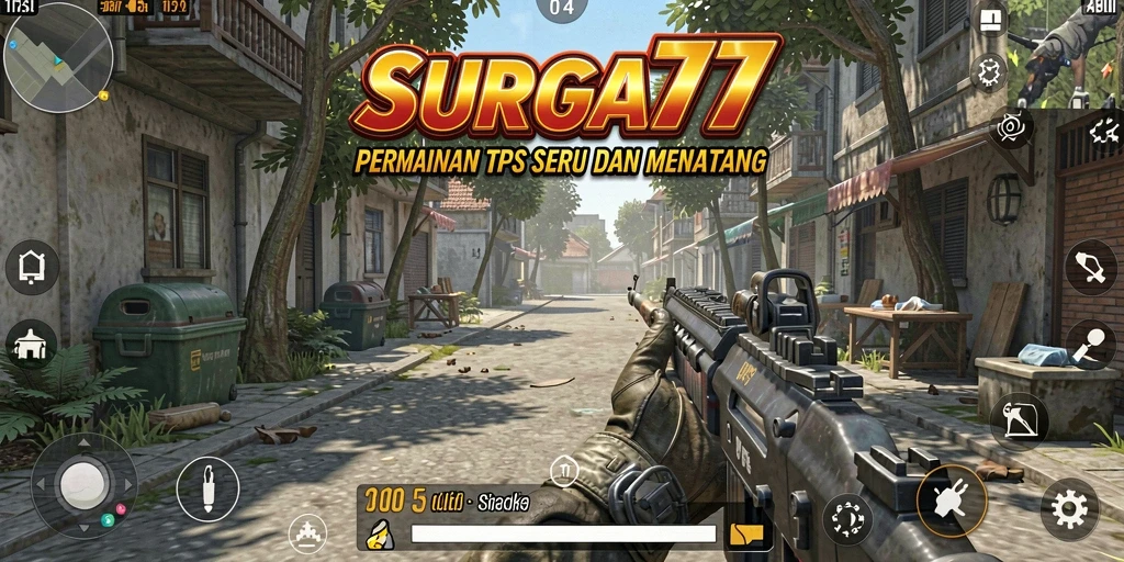 Screenshot SURGA77 menampilkan aksi tembak-menembak yang intens dan grafis yang memukau.