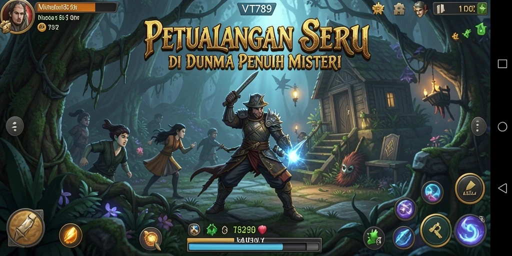 Screenshot VT789 menunjukkan gameplay petualangan yang menegangkan dan mendebarkan.