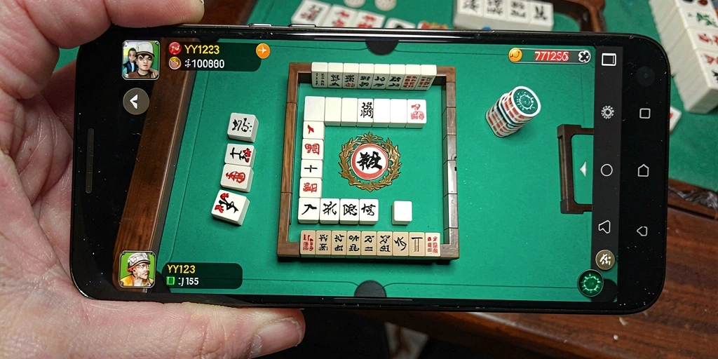 Tampilan utama gameplay Mahjong di YY123 yang menarik.