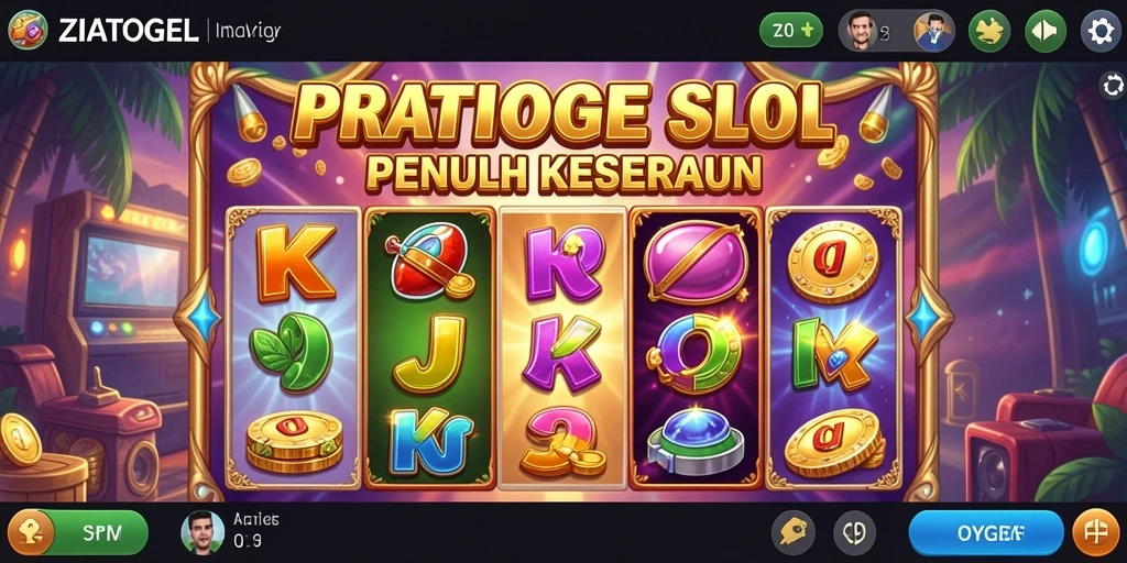 Screenshot gameplay ZIATOGEL yang menampilkan slot menarik dan bonus.